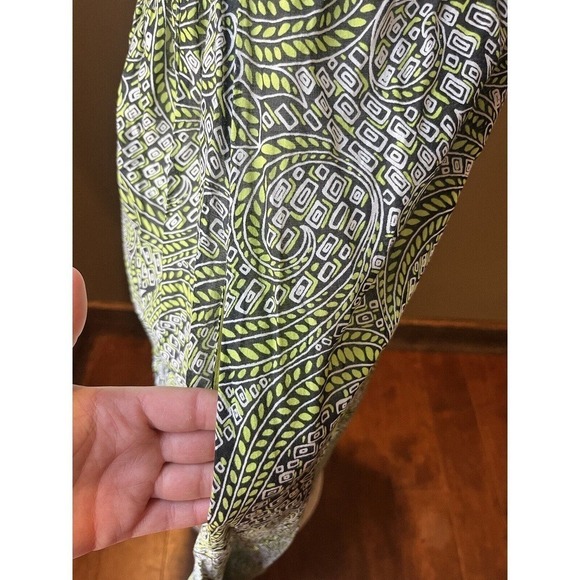 Burning Torch Womens Cotton Abstract Print Open Back Sundress Multicolor Size M - Picture 6 of 15